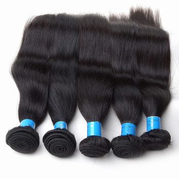 Wholesale Unprocessed Brazilian Blue Band Hair Straight