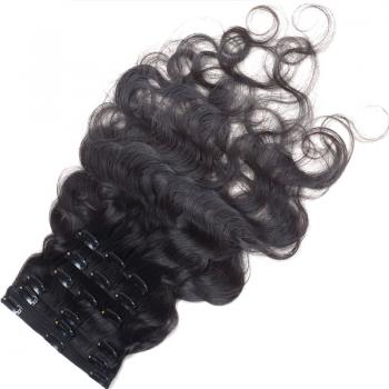 6A human hair extensions, clip-in extension