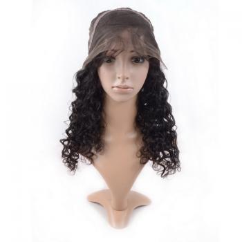 Unprocessed virgin brazilian hair,full lace human hair wigs,deep wave closure