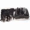 Top Quality Virgin Brazilian Hair Lace Frontal Closure Deep Wave 13x3
