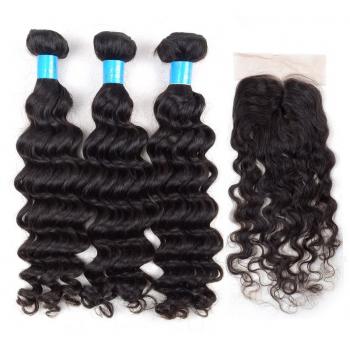 Brazilian Virgin Hair,Lace Closure,100％human hair