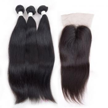 Malaysian Virgin Hair,straight lace closure