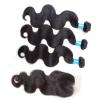 5A Brazilian Body Wave And Lace Closure