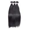 Jet Black Straight Hair Weave Unprocessed No Shedding No Tangling Natural Black 100% Virgin Human Hair