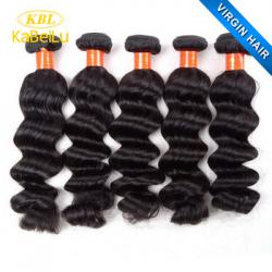 Wholesale Price Grade 5A Unprocessed Indian Loose Wave