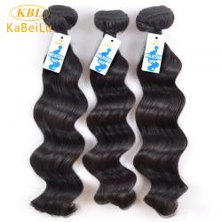 Malaysian Loose Wave Double Drawn Human Virgin Hair