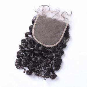 Hot Selling Unprocessed Virgin Deep Wave 5x5 Lace Closure Brazilian Hair