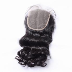 Brazilian Virgin Hair Loose Wave 5x5 Lace Closure With Baby Hair