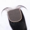 150% Density Customized Full Cuticle Aligned Hair 5x5 Straight Lace Closure free part