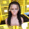 Brazilian Deep Wave Wigs Natural Hair Wigs For Black Women Human Hair transparent HD Lace Front Wigs
