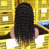 Brazilian Deep Wave Wigs Natural Hair Wigs For Black Women Human Hair transparent HD Lace Front Wigs