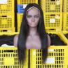 Factory Direct Supply Lace Frontal Wig Human Hair Silk Straight Cuticle Aligned Hair Transparent Lace Wig