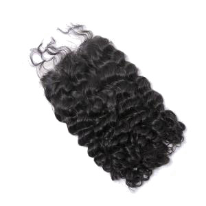 Cheap XR Deep Wave 5x5 Lace Closure Unprocessed Brazilian Human Hair