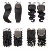 Perfect 5A Size 4x4 Lace Closure 3 Part Straight Length From 8
