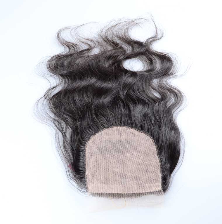 Silk lace closure