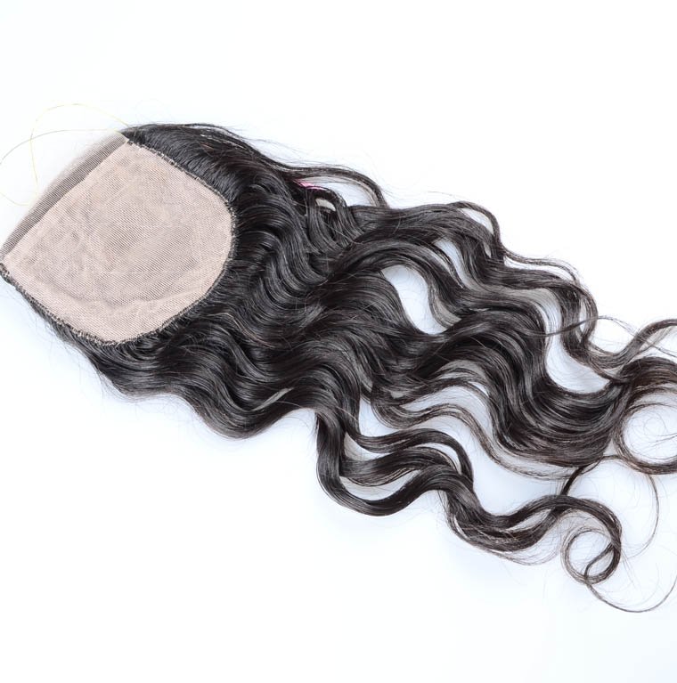 Silk lace closure